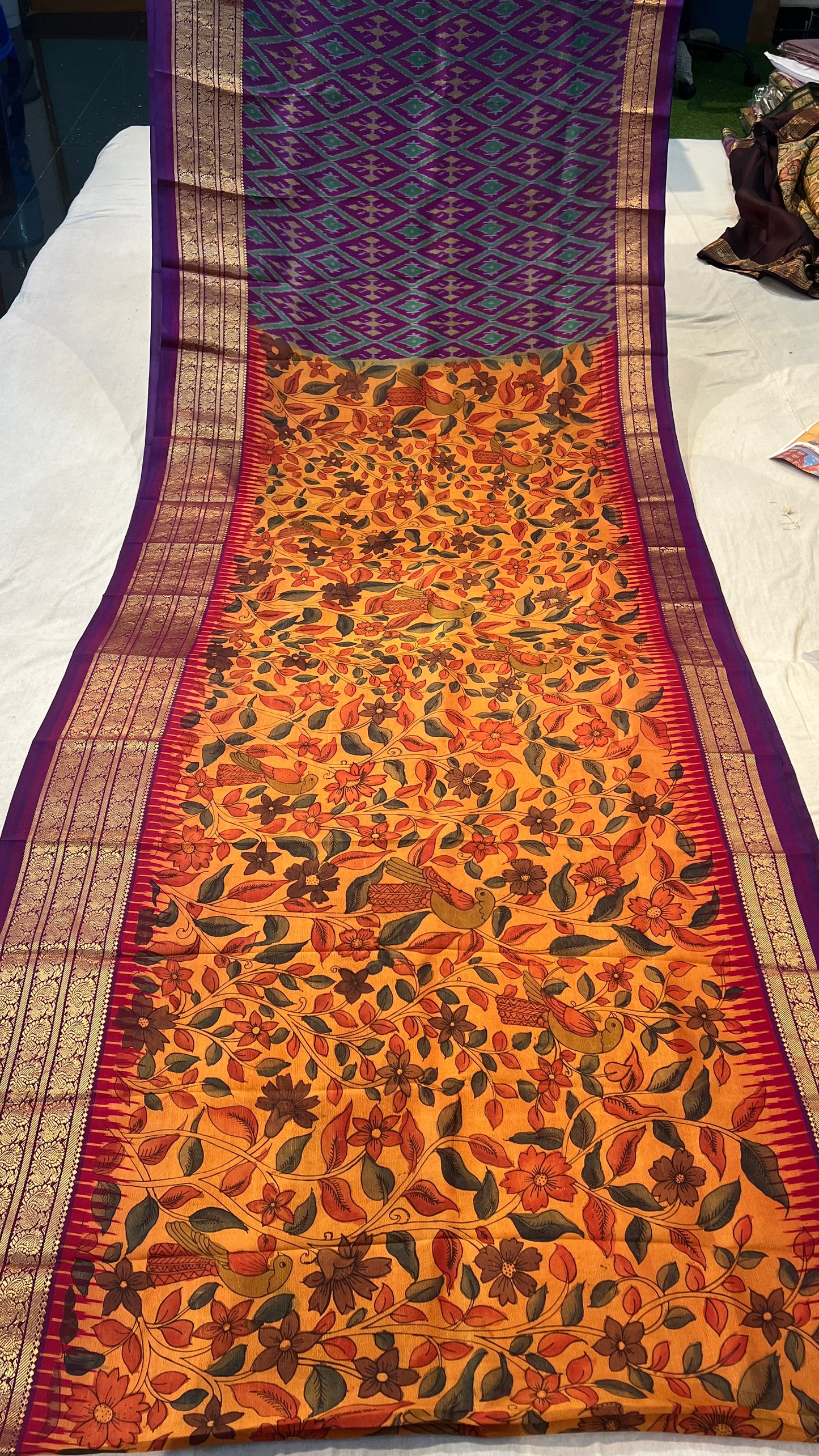 Ikkath Pattu saree