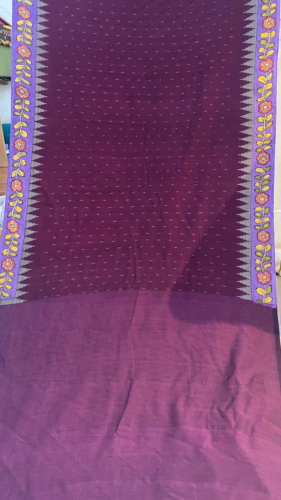 Handloom Ikkat Cotton saree
