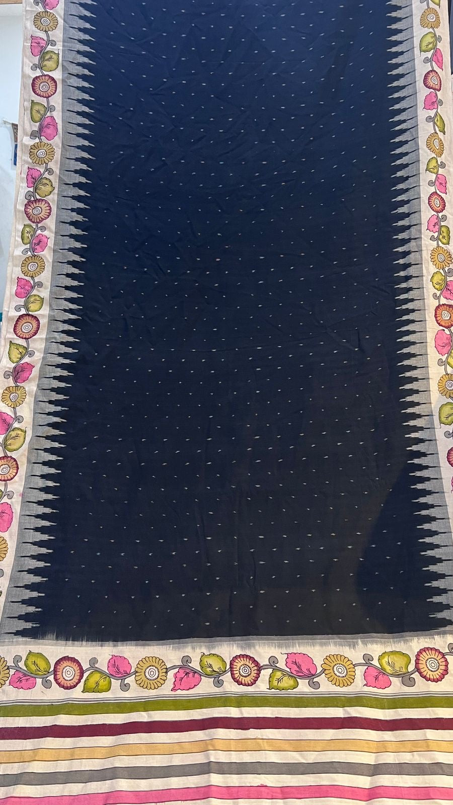 Handloom Ikkath Cotton saree