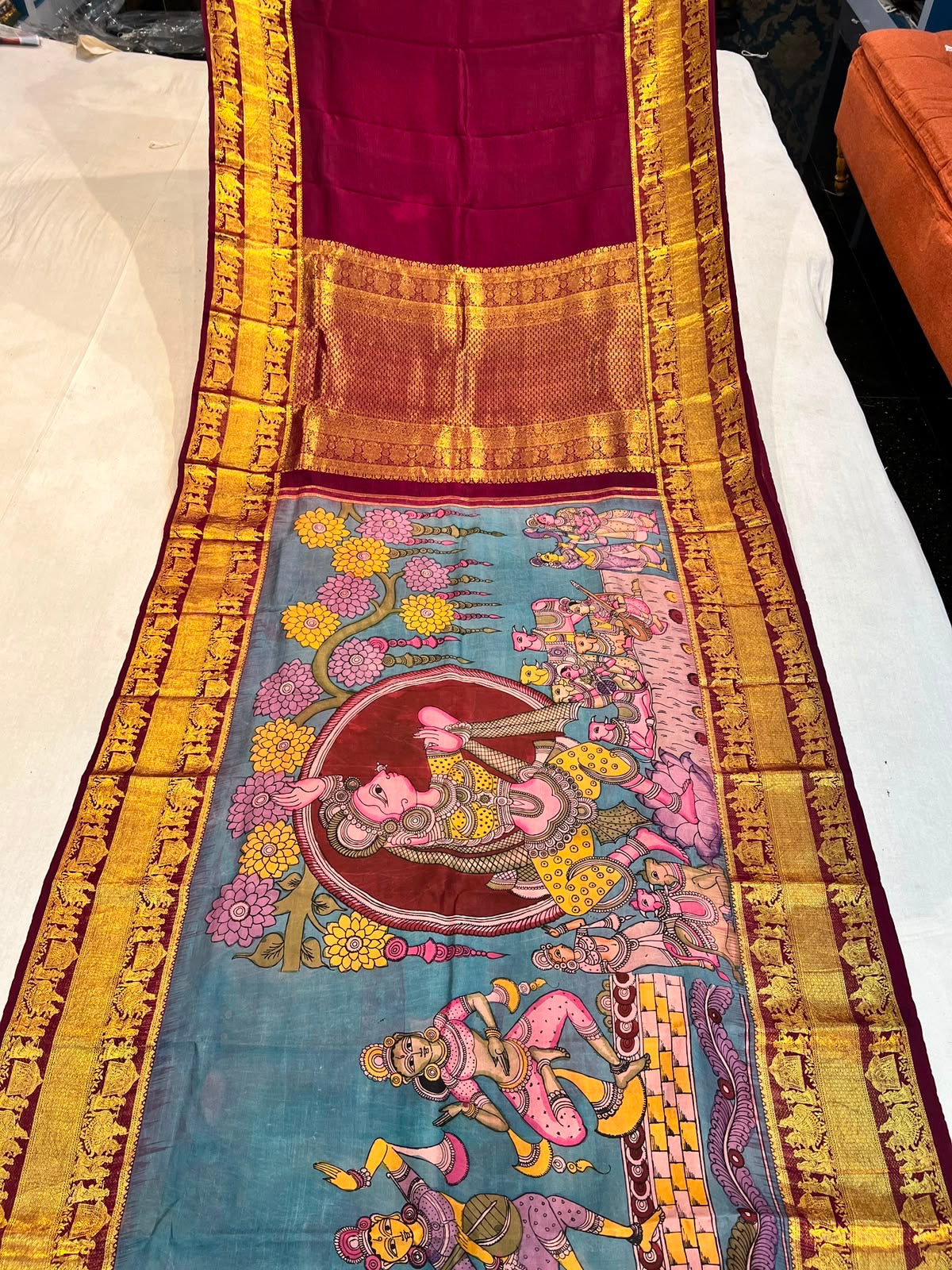 Kanchi Pattu saree