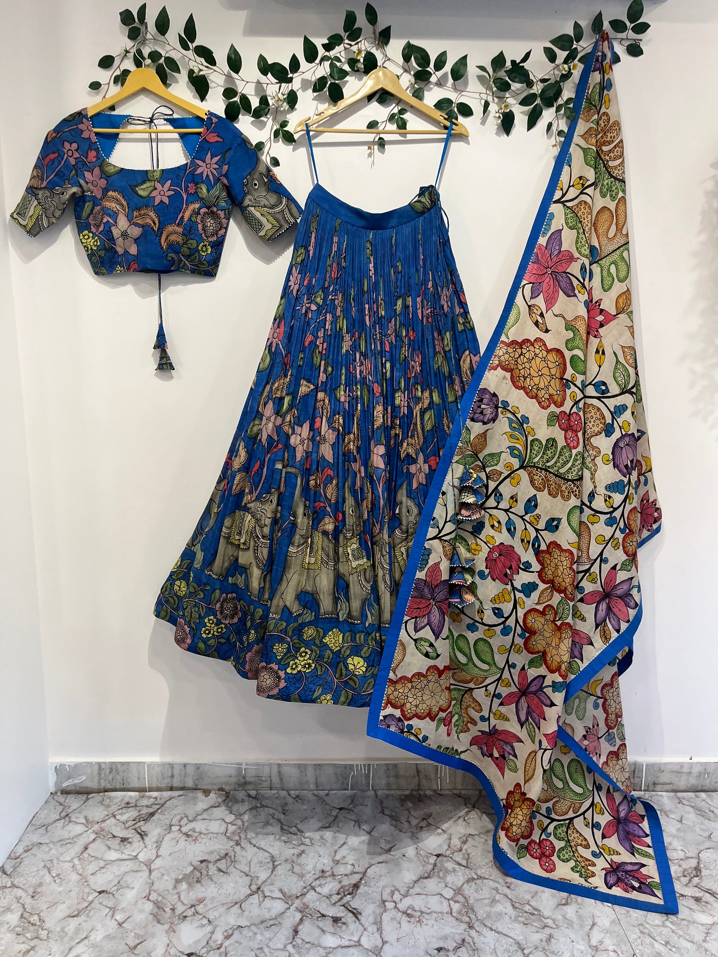 Blue Elephant Concept Lehenga