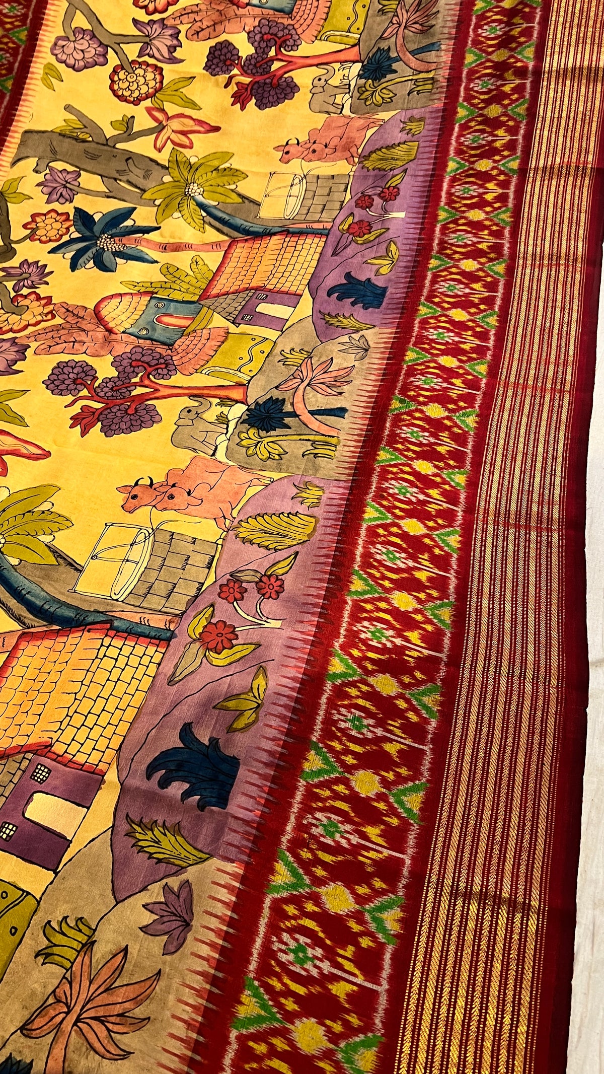Ikkath Patola saree