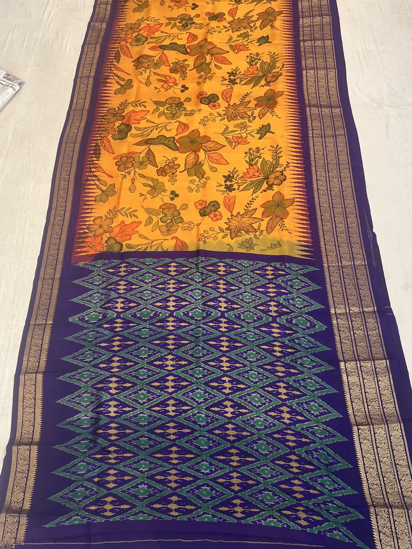 Ikkath Pattu Saree