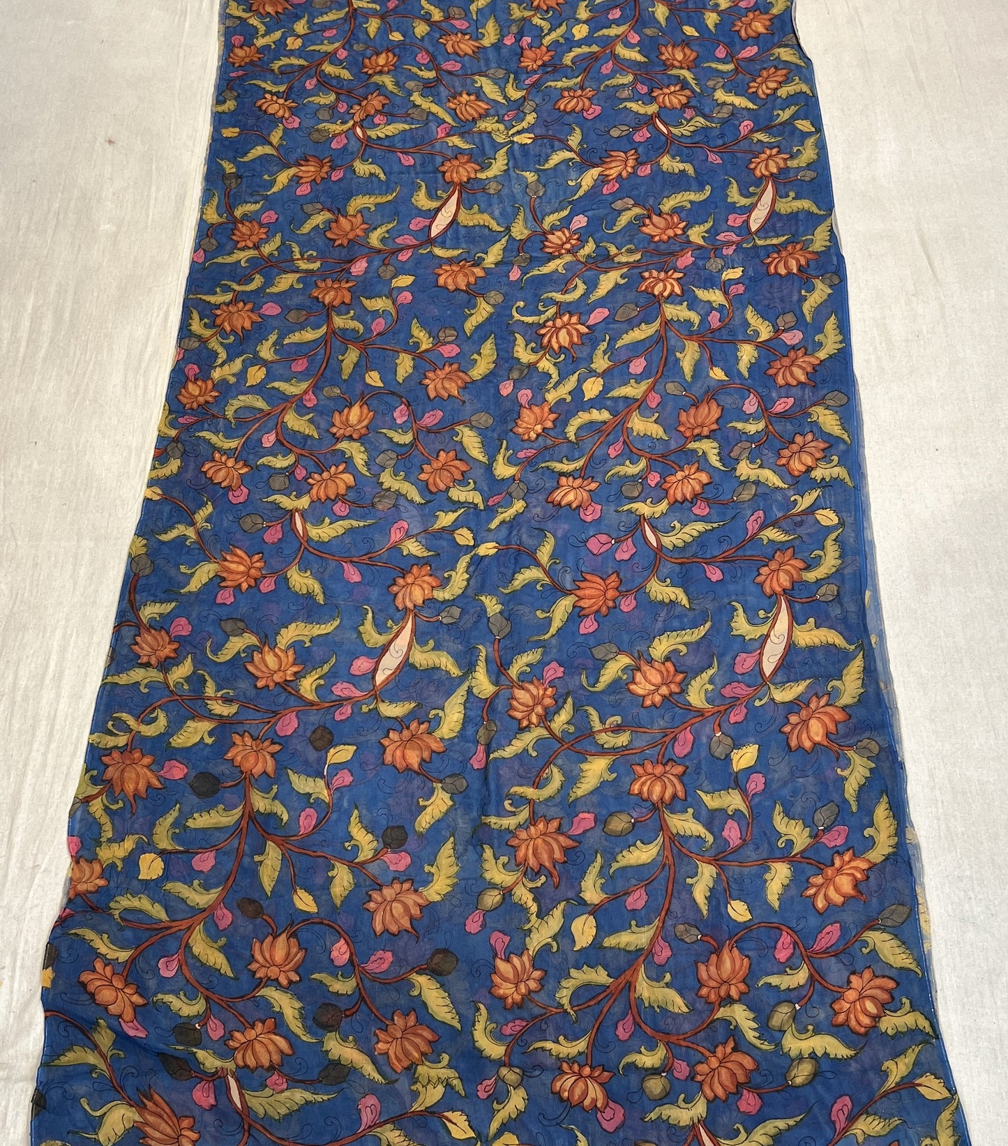 Organza silk fabric