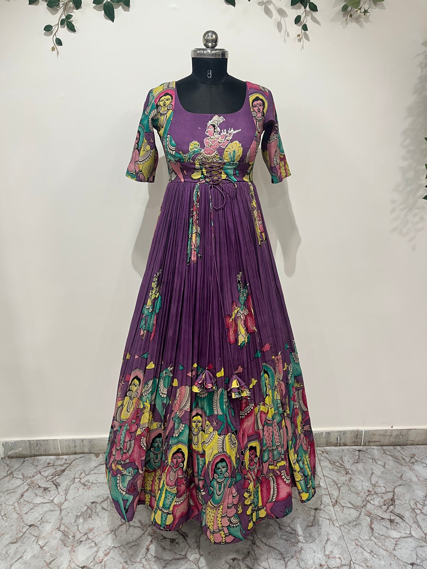 Purple Frock Long Frock