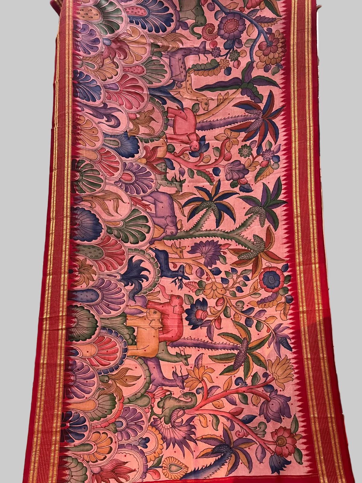 Ikkat Pattu saree