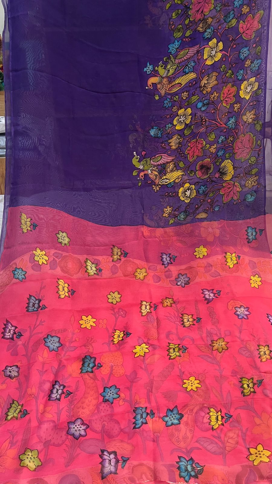 Organza saree