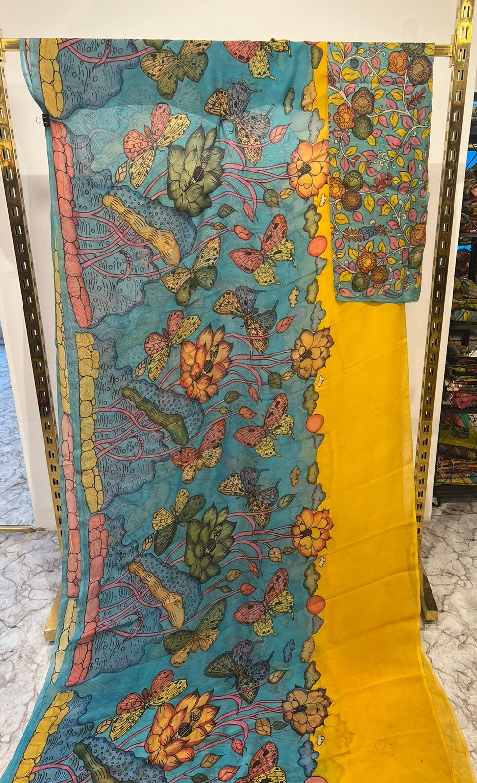 Organza saree