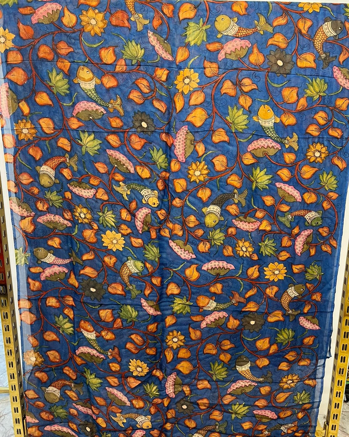 Organza silk fabric