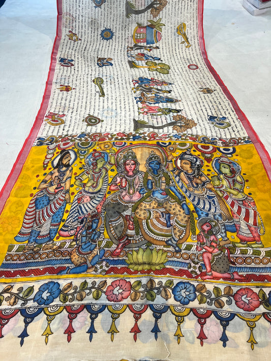 Mangalagiri Script saree
