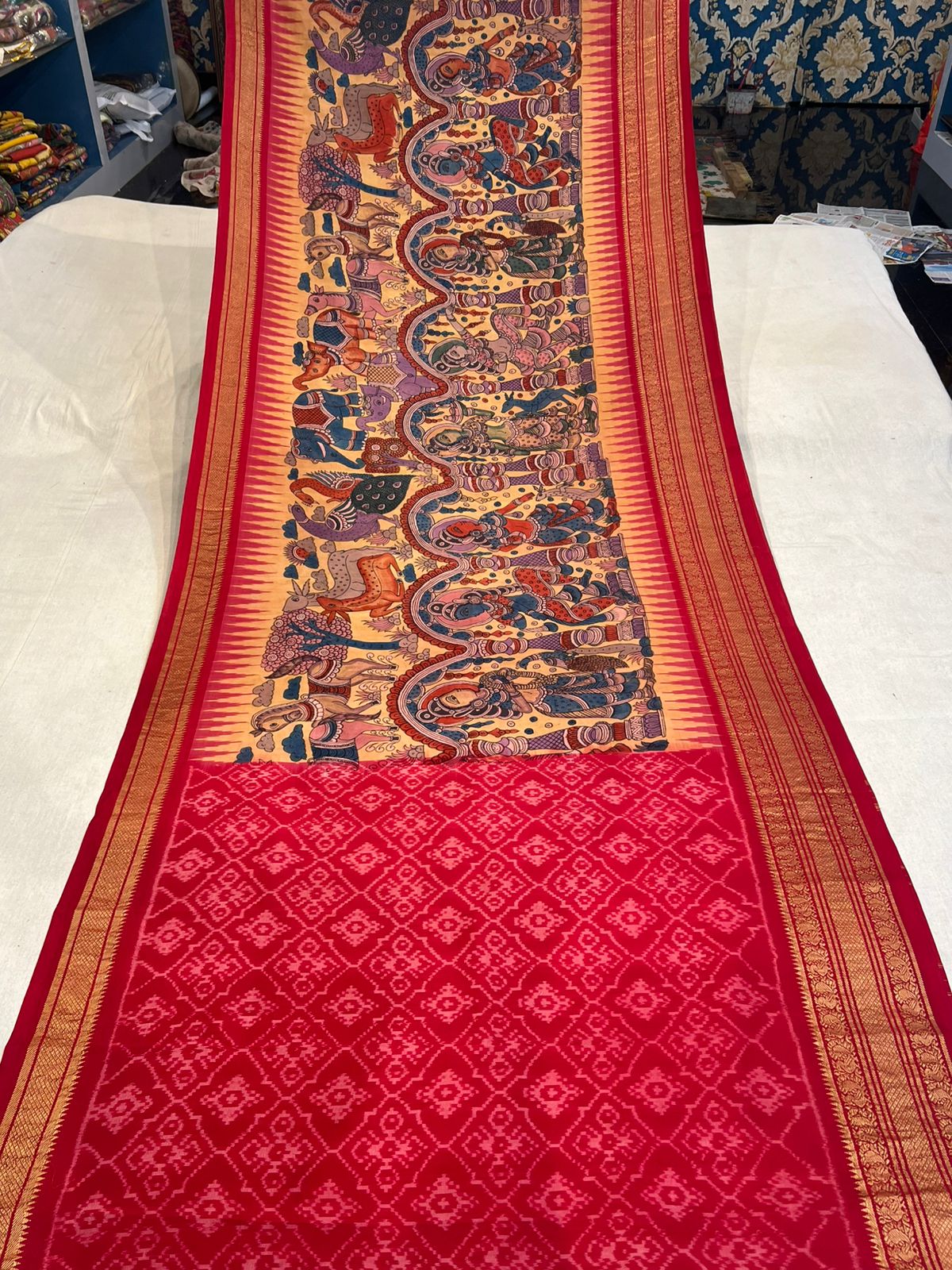 Ikkath Pattu Saree