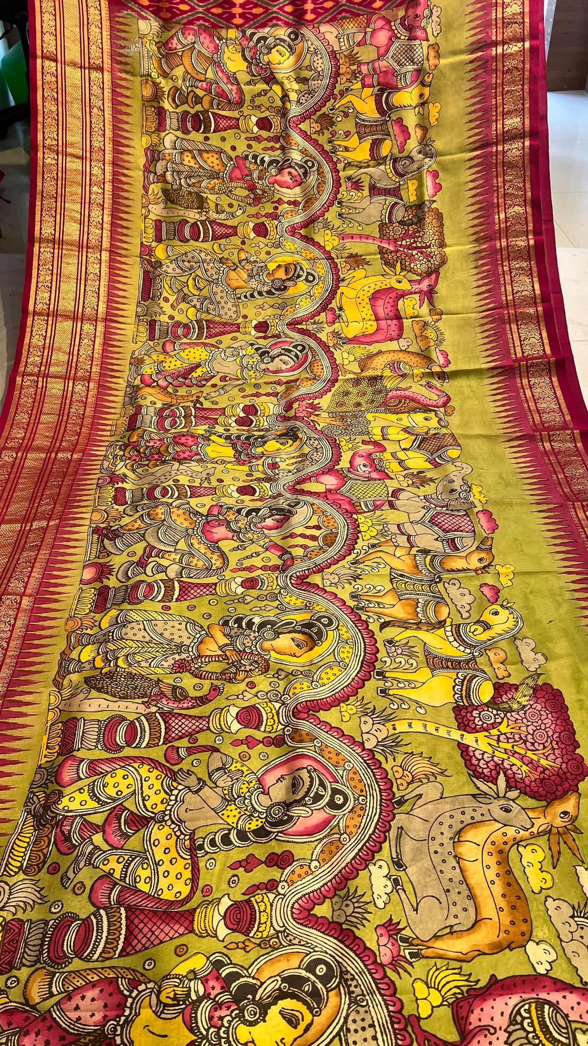 Ikkath Pattu Saree