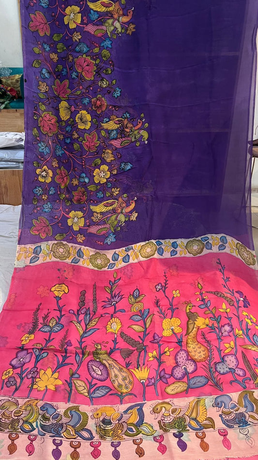Organza saree