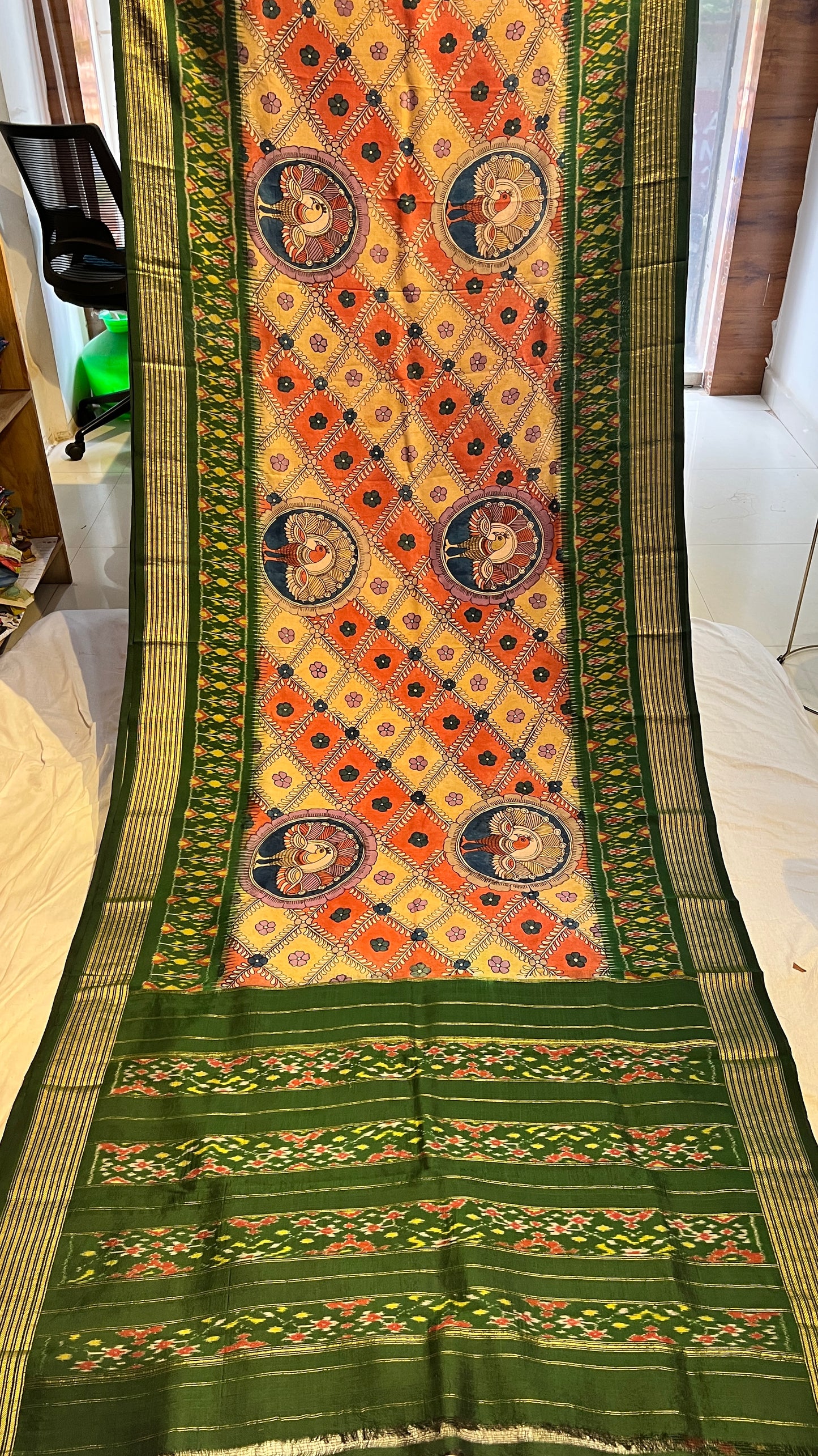 Ikkath Patola Saree