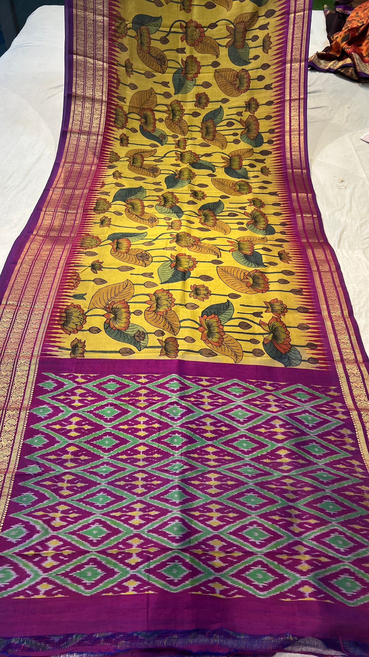 Ikkath Pattu saree