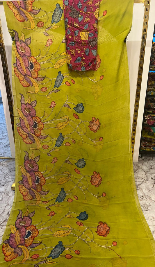 Organza saree