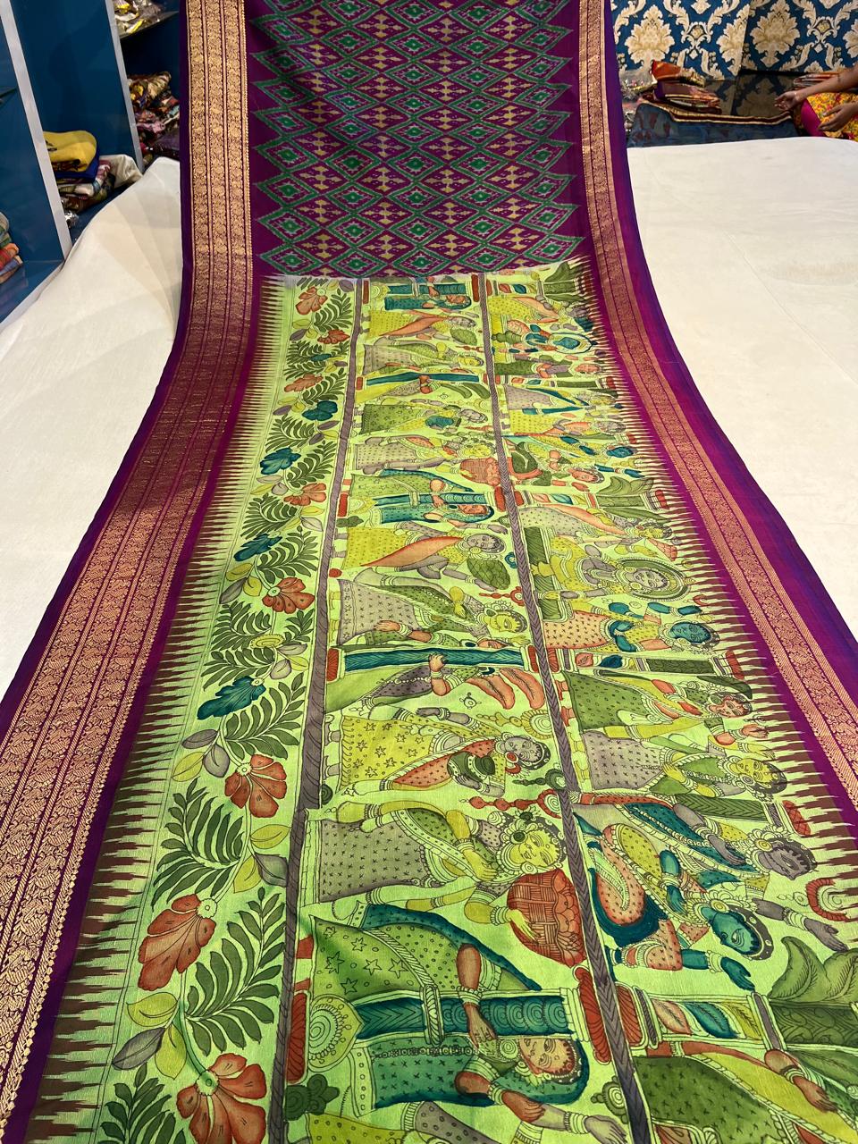 Ikkath Pattu Saree