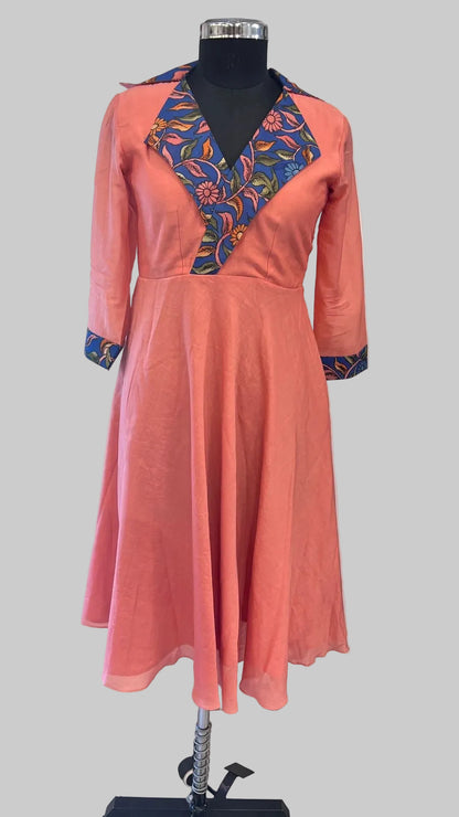 Mul Cotton kalamkari frock