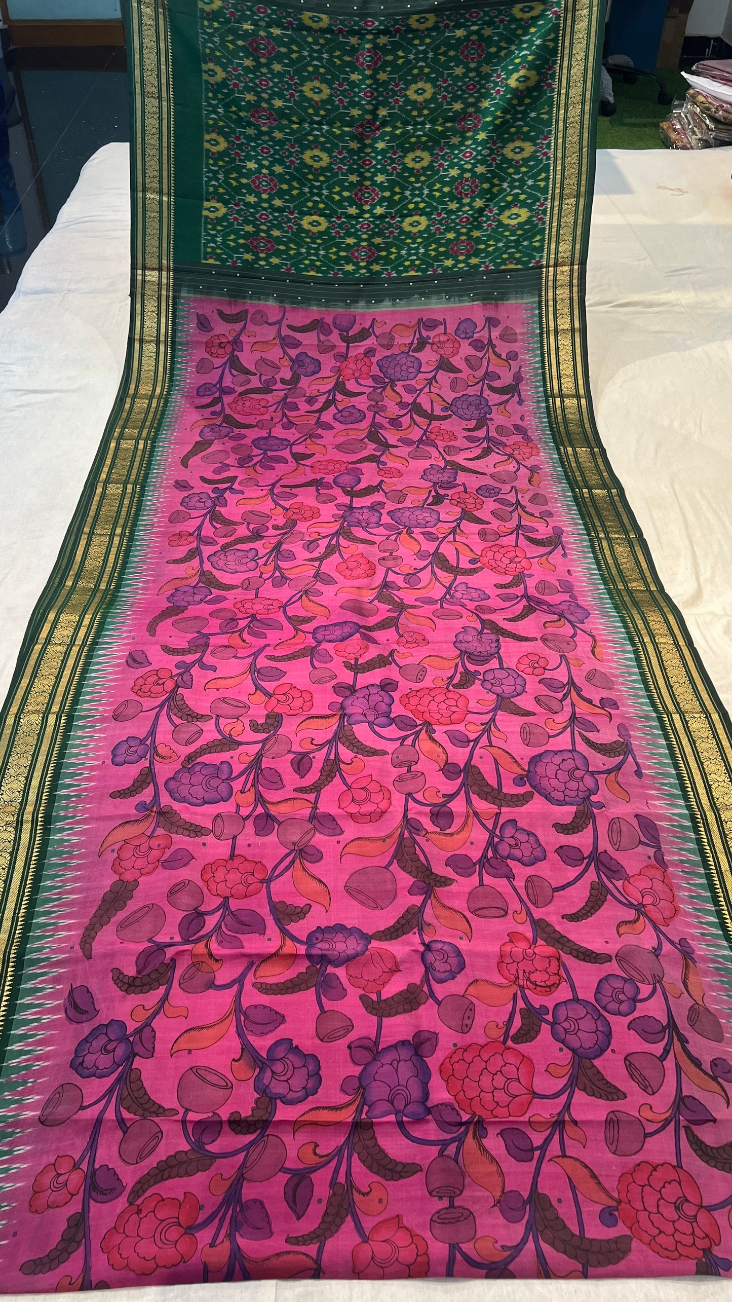 Ikkath Pattu Saree