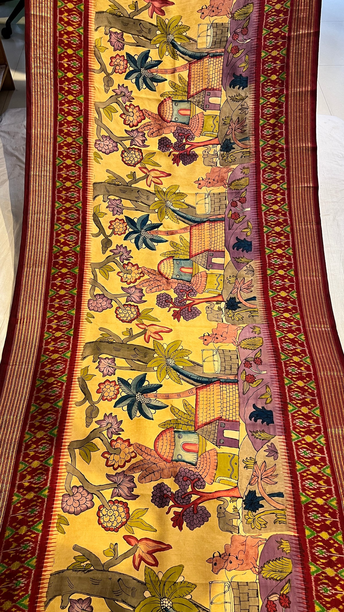 Ikkath Patola saree
