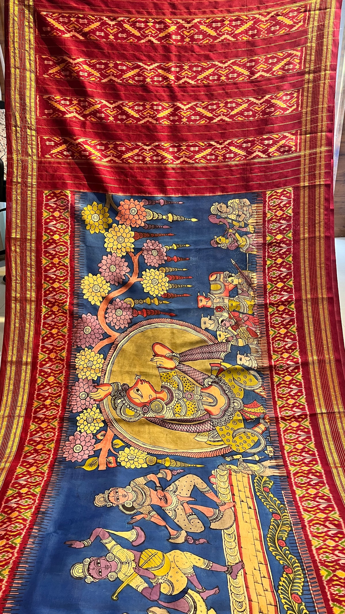 Ikkath Patola saree
