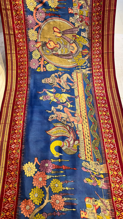 Ikkath Patola saree