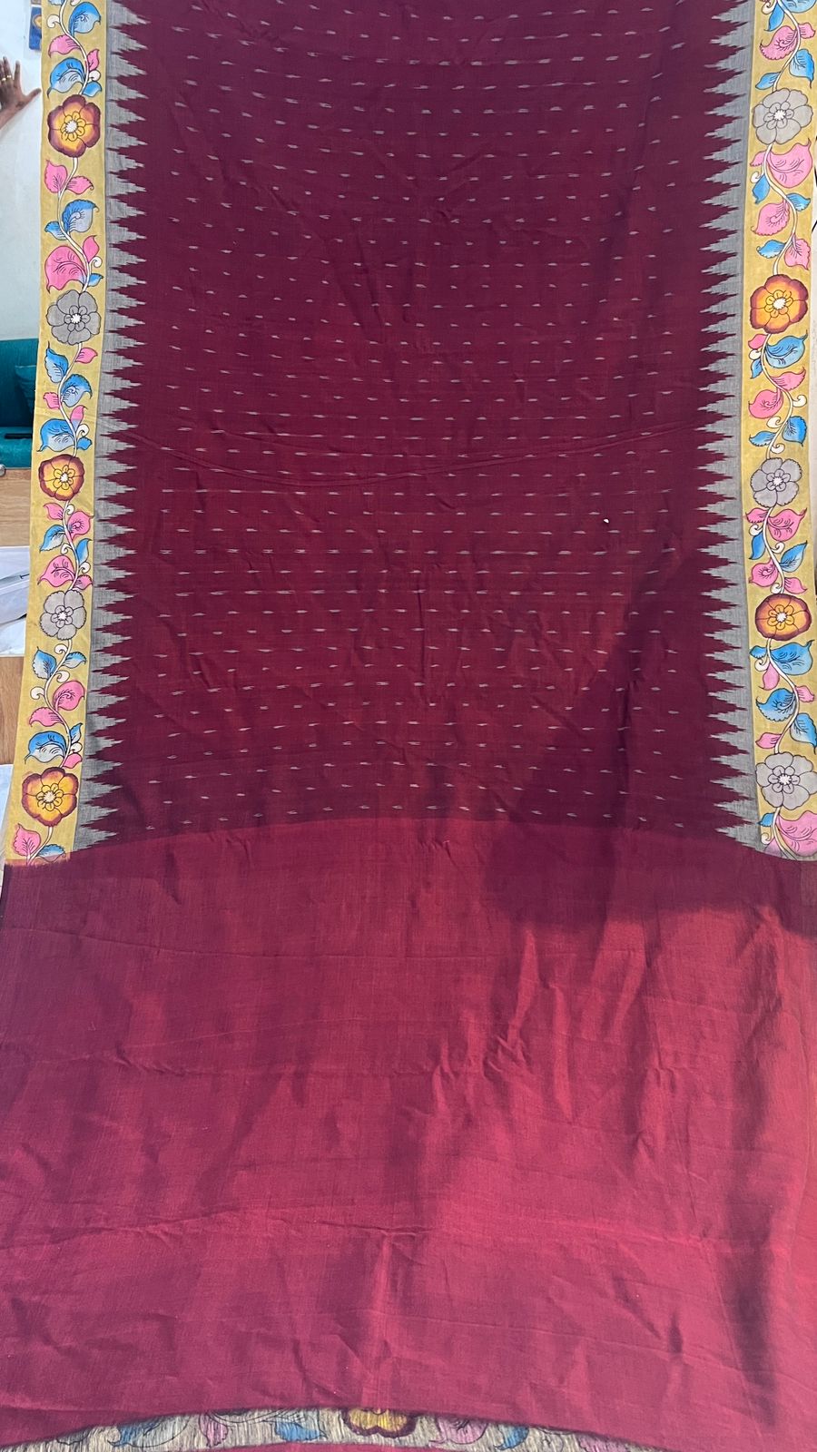 Handloom Ikkath Cotton saree