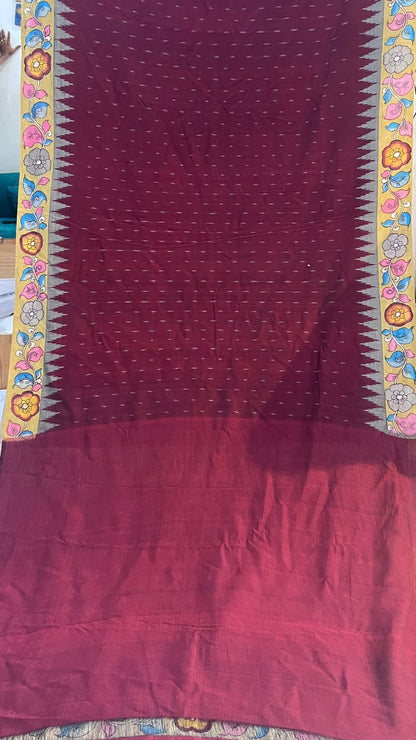 Handloom Ikkath Cotton saree