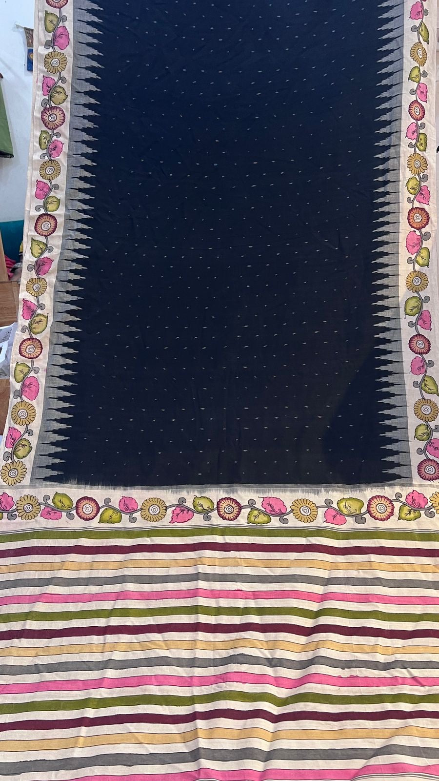 Handloom Ikkath Cotton saree
