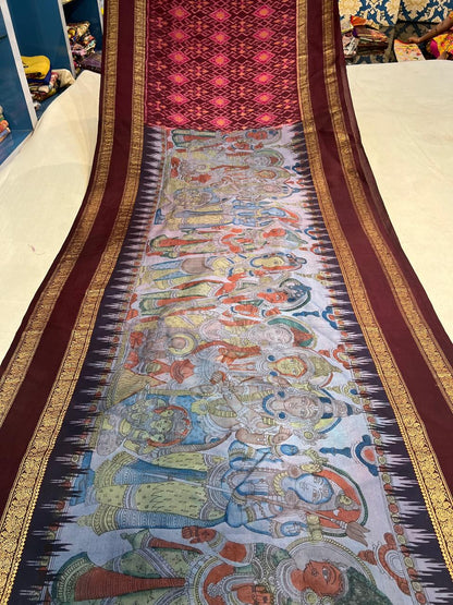 Ikkath Pattu Saree