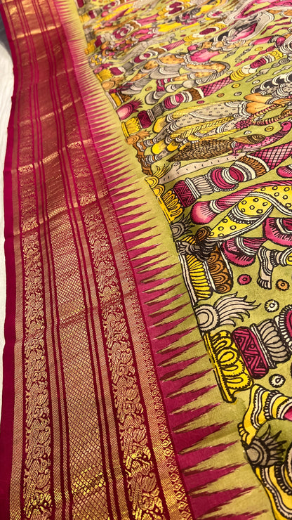 Ikkath Pattu Saree
