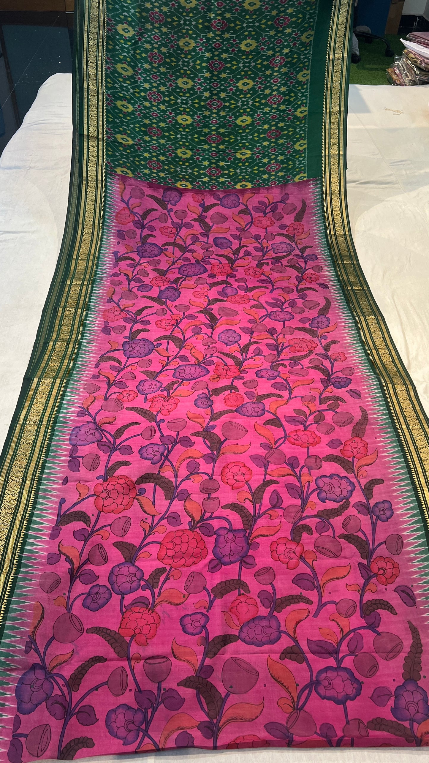 Ikkath Pattu Saree