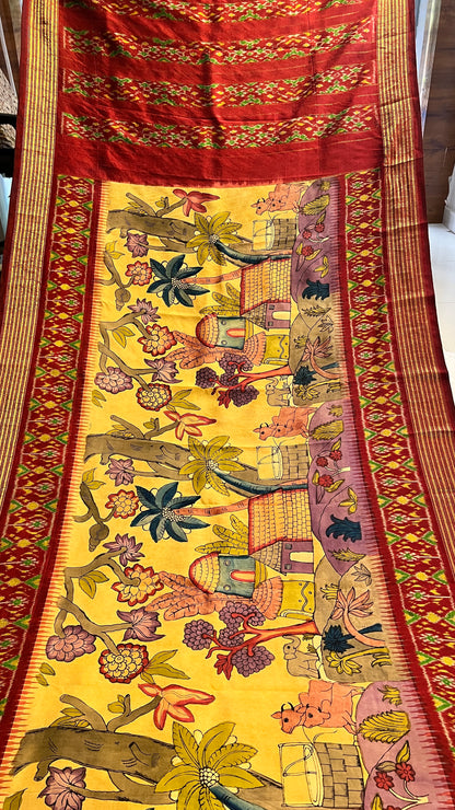 Ikkath Patola saree