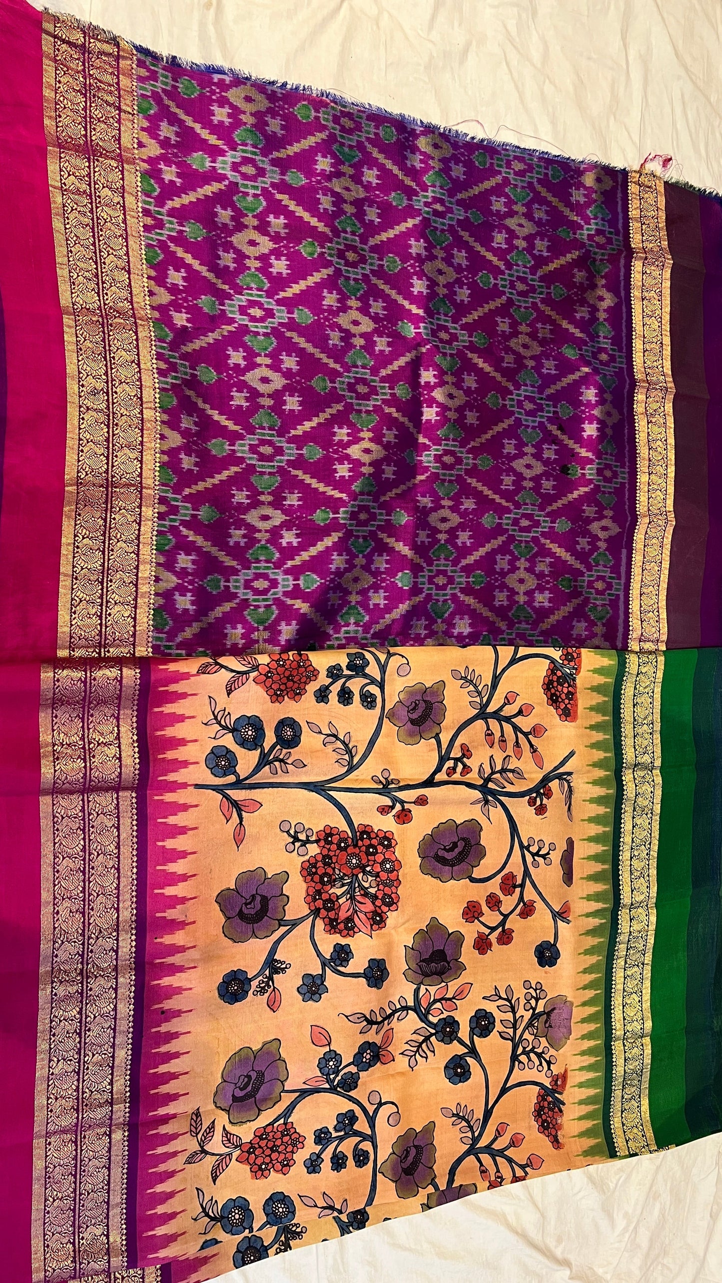 Ikkath Pattu Saree