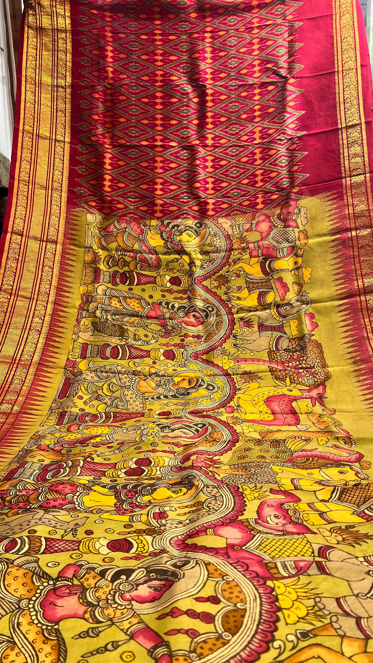 Ikkath Pattu Saree