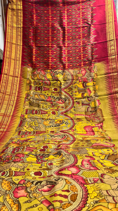 Ikkath Pattu Saree