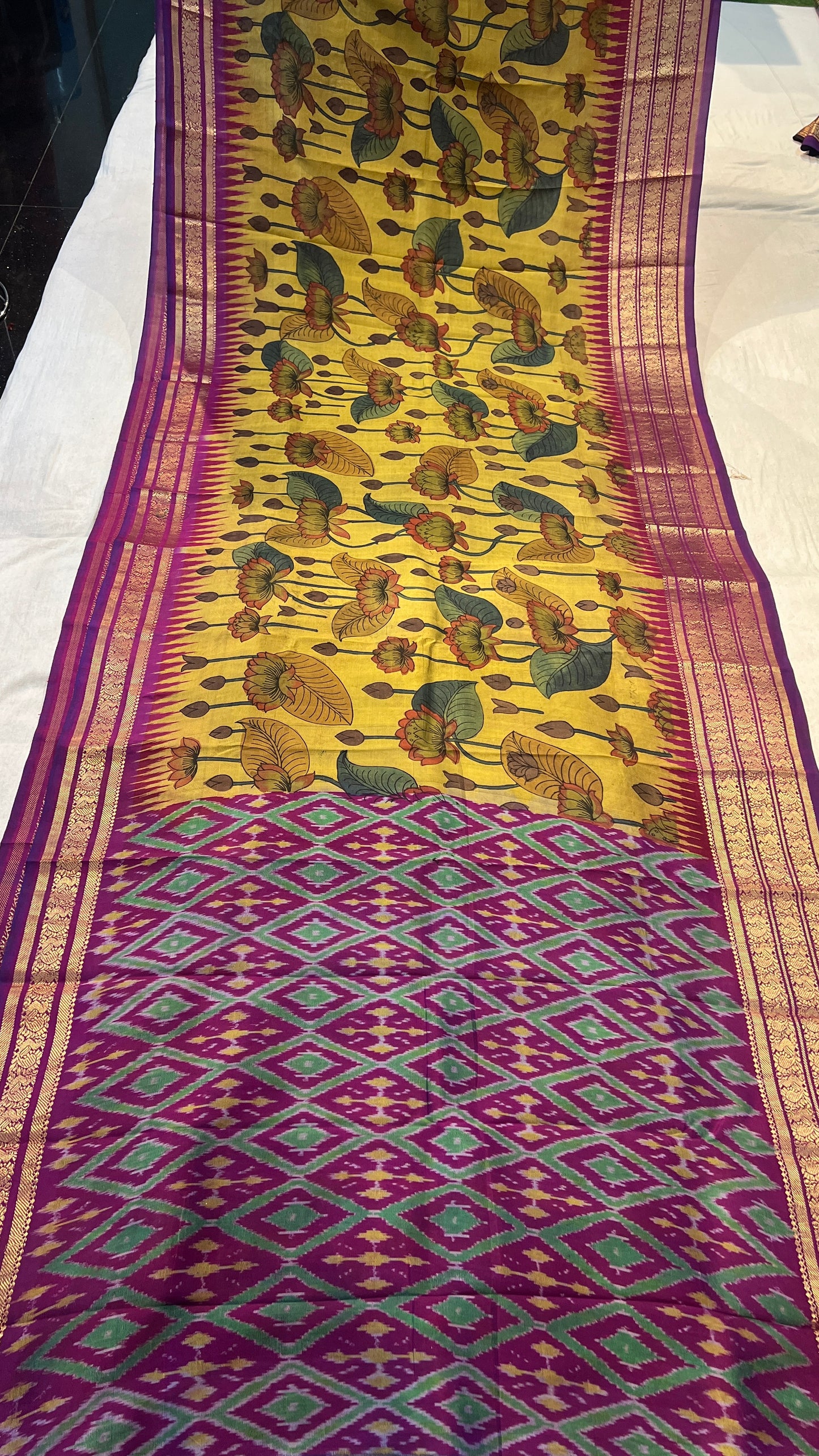 Ikkath Pattu saree