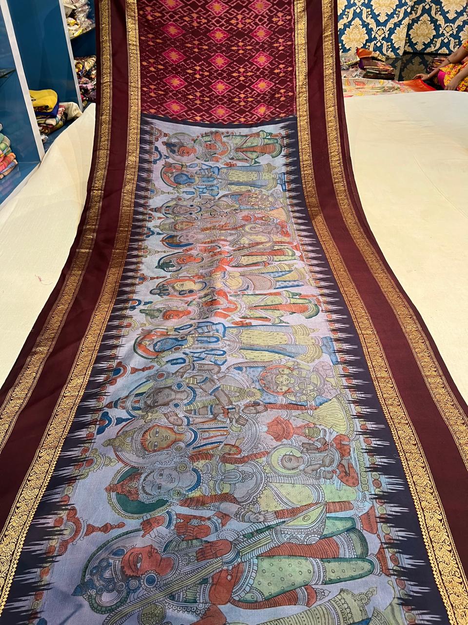 Ikkath Pattu Saree