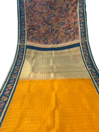 Royal Checks Kanchi Pattu Saree