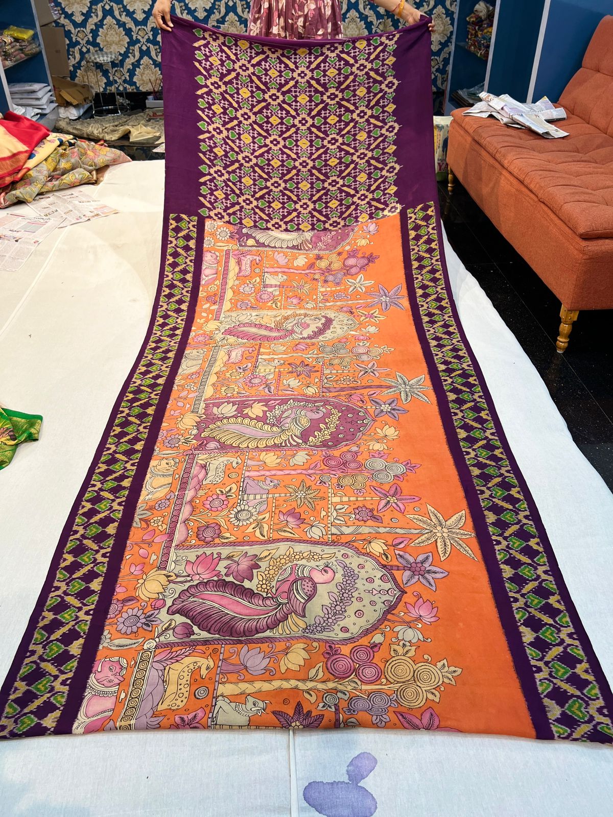 Ikkath Pattu Saree