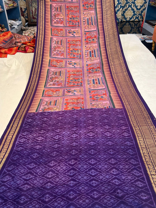 Ikkath Pattu Saree