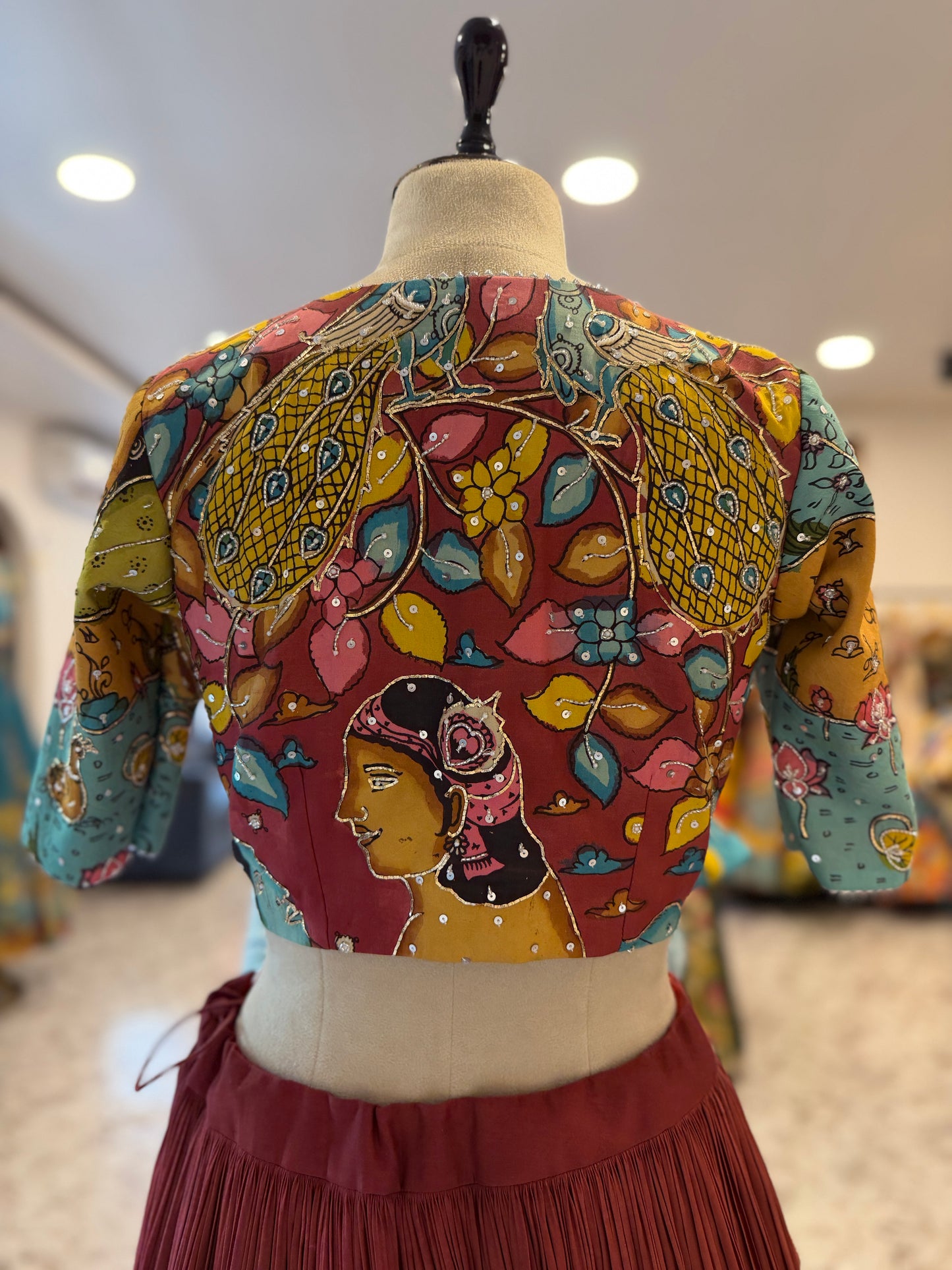 Radha Krishna Concept Lehenga