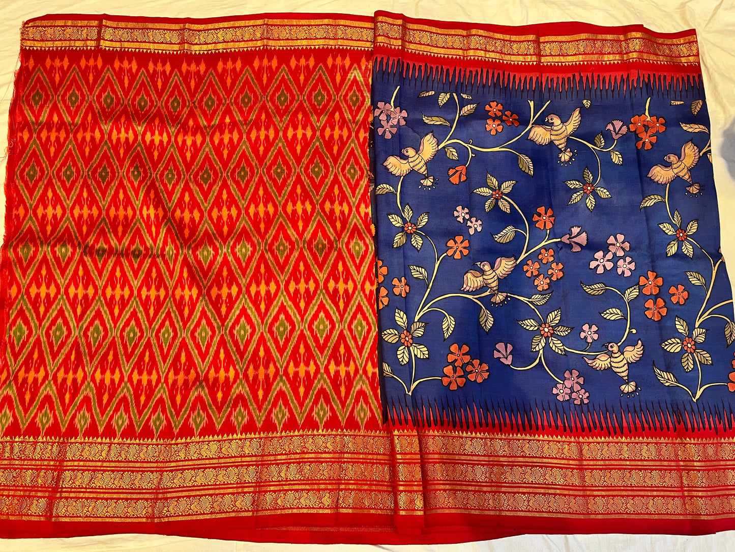 Ikkath Pattu Saree