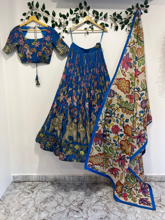 Blue Elephant Concept Lehenga