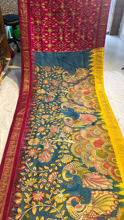 Ikkath Pattu Saree