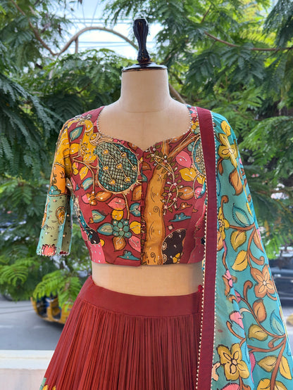 Radha Krishna Concept Lehenga