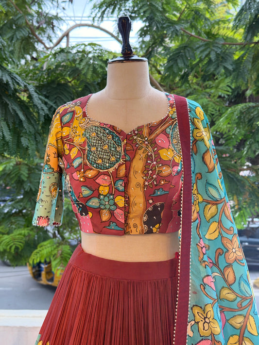 Radha Krishna Concept Lehenga