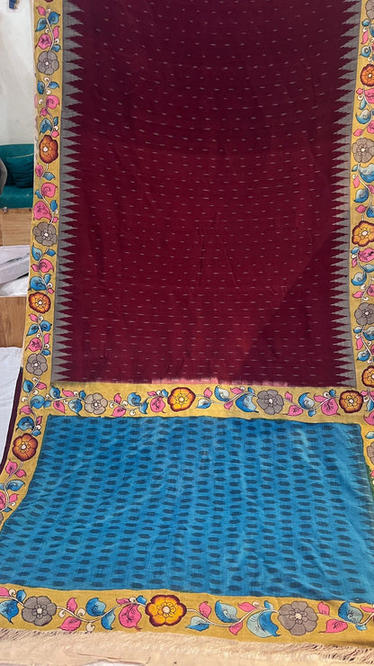 Handloom Ikkath Cotton saree
