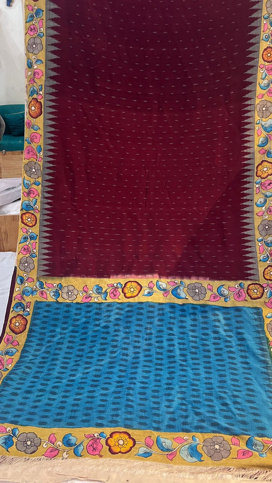 Handloom Ikkath Cotton saree