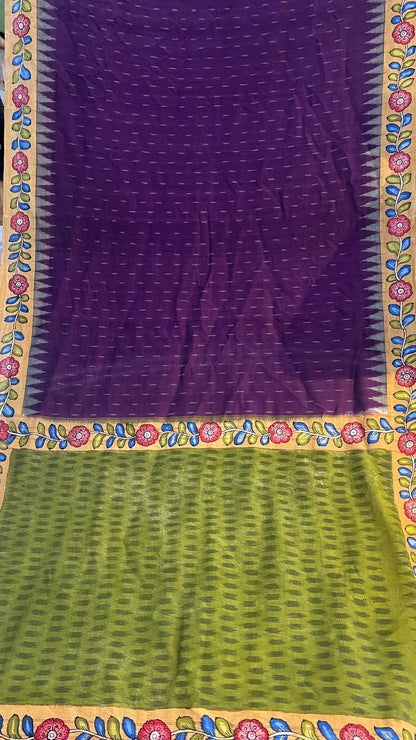 Handloom Ikkath Cotton saree
